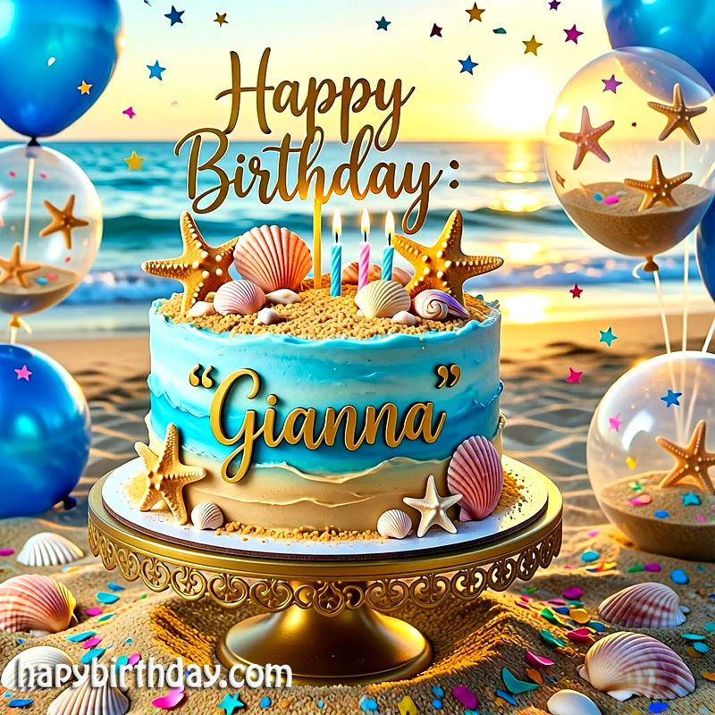 Download gianna Birthday Cake Image HD - Free gianna Cake Photo