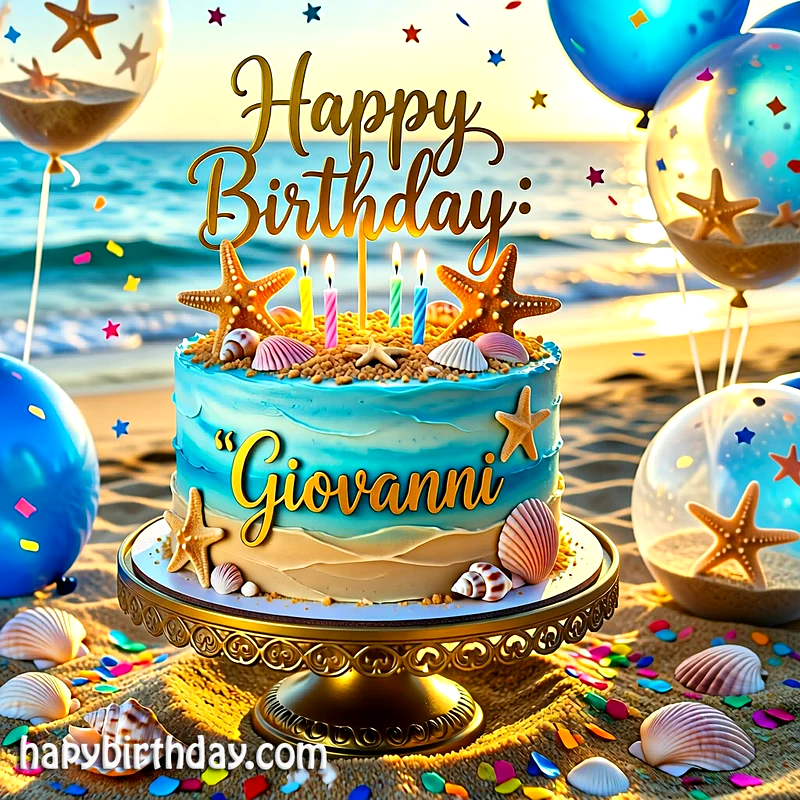 Download giovanni Birthday Cake Image HD - Free giovanni Cake Photo