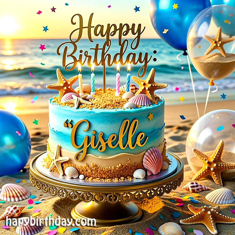 Download giselle Birthday Cake Image HD - Free giselle Cake Photo