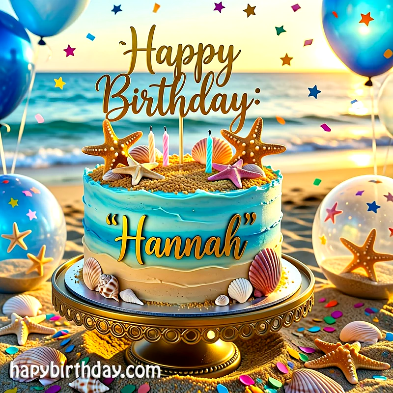 Download hannah Birthday Cake Image HD - Free hannah Cake Photo