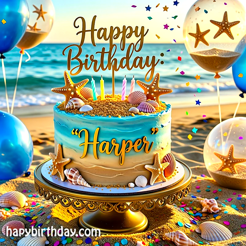 Download harper Birthday Cake Image HD - Free harper Cake Photo