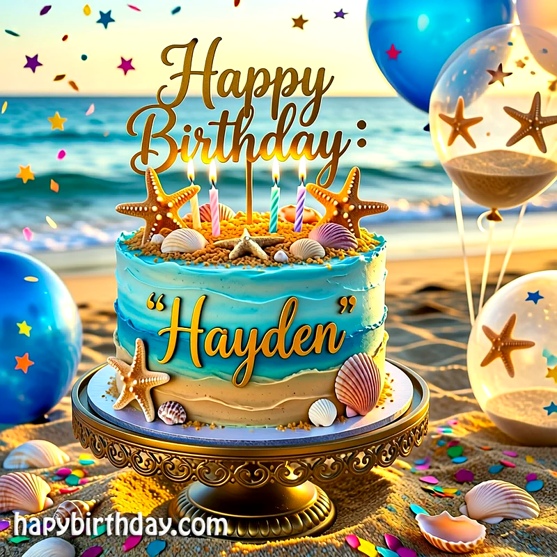 Download hayden Birthday Cake Image HD - Free hayden Cake Photo