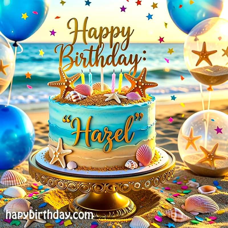 Download hazel Birthday Cake Image HD - Free hazel Cake Photo