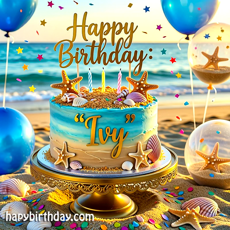 Download ivy Birthday Cake Image HD - Free ivy Cake Photo