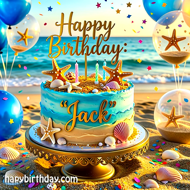 Download jack Birthday Cake Image HD - Free jack Cake Photo