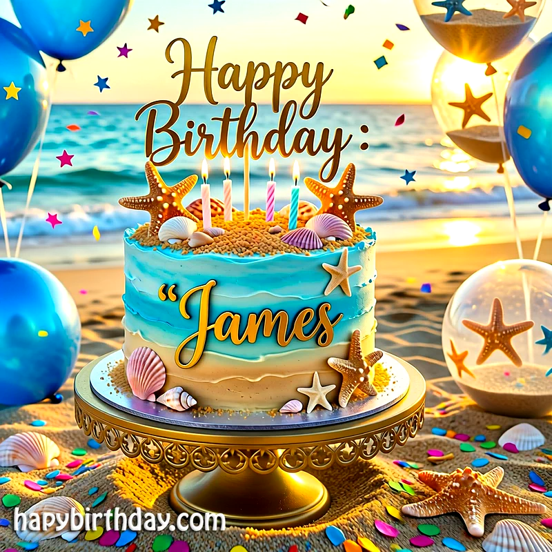Download james Birthday Cake Image HD - Free james Cake Photo