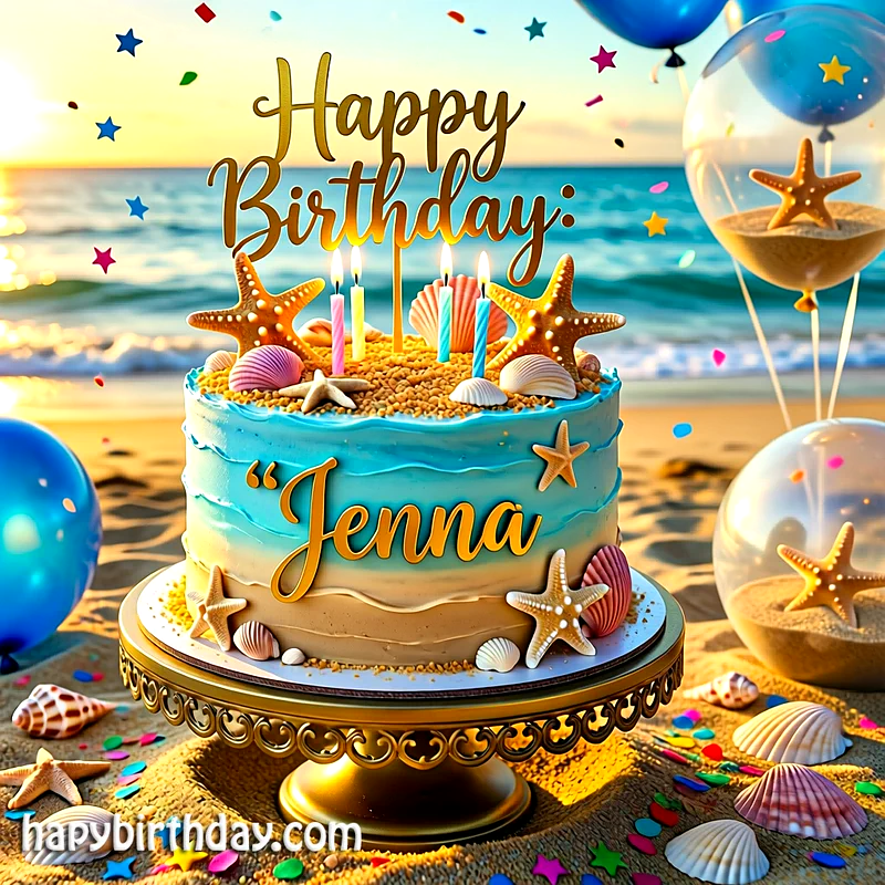 Download jenna Birthday Cake Image HD - Free jenna Cake Photo