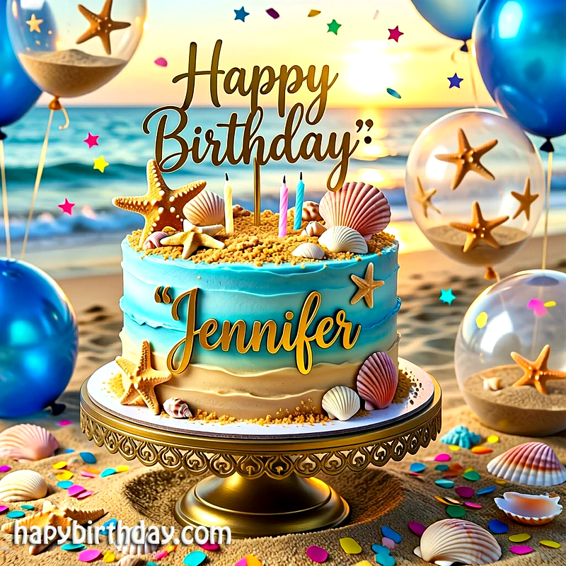Download jennifer Birthday Cake Image HD - Free jennifer Cake Photo