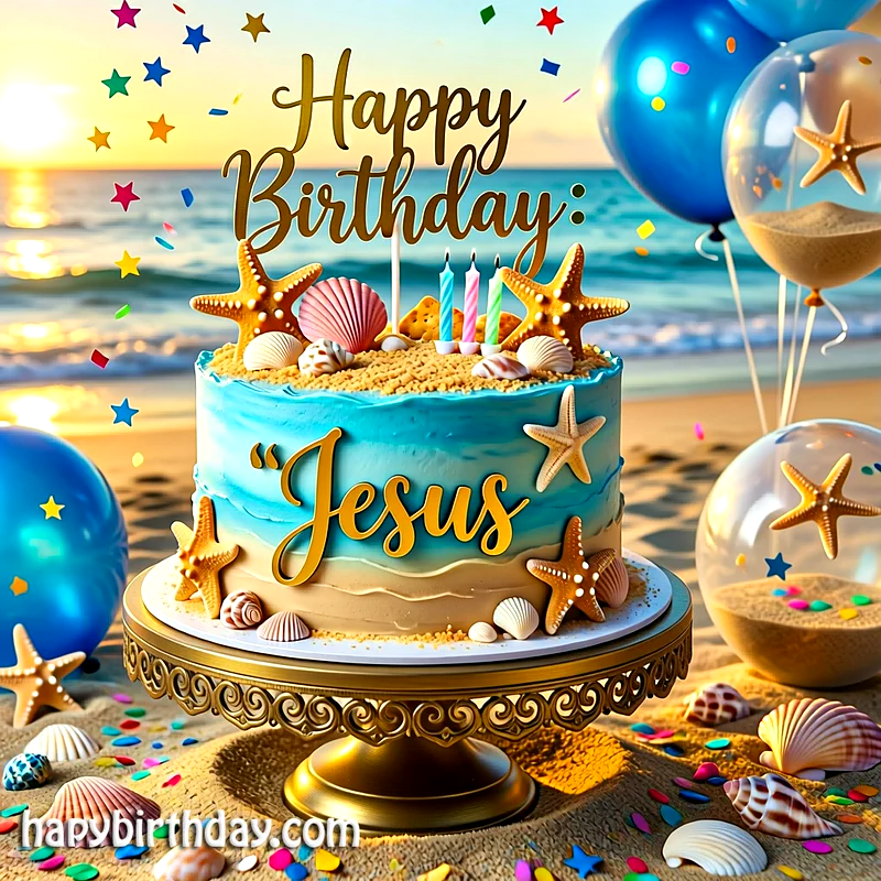 Download jesus Birthday Cake Image HD - Free jesus Cake Photo