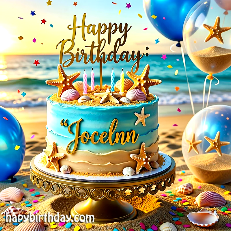 Download jocelyn Birthday Cake Image HD - Free jocelyn Cake Photo
