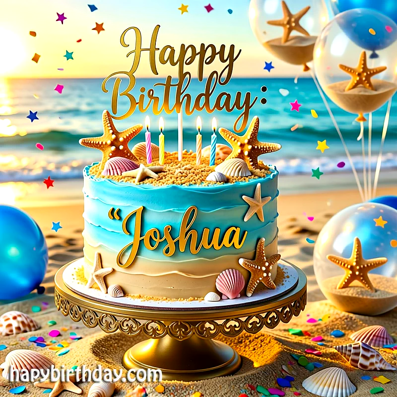 Download joshua Birthday Cake Image HD - Free joshua Cake Photo