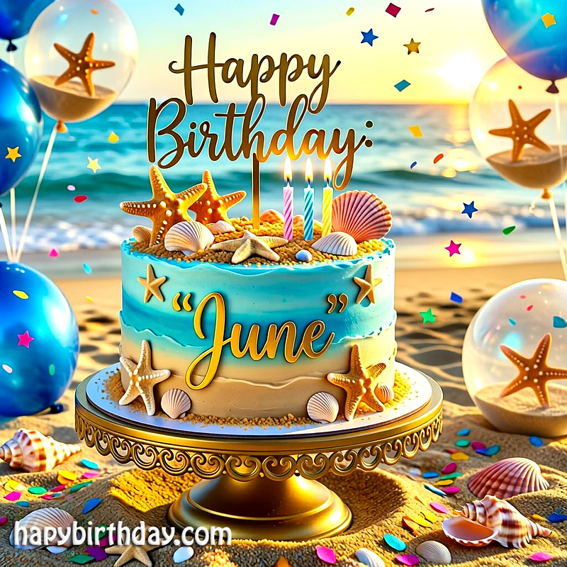 Download june Birthday Cake Image HD - Free june Cake Photo