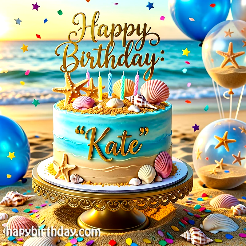 Download kate Birthday Cake Image HD - Free kate Cake Photo