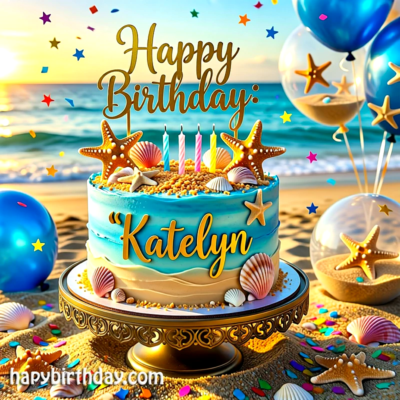Download katelyn Birthday Cake Image HD - Free katelyn Cake Photo