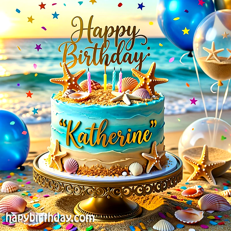 Download katherine Birthday Cake Image HD - Free katherine Cake Photo