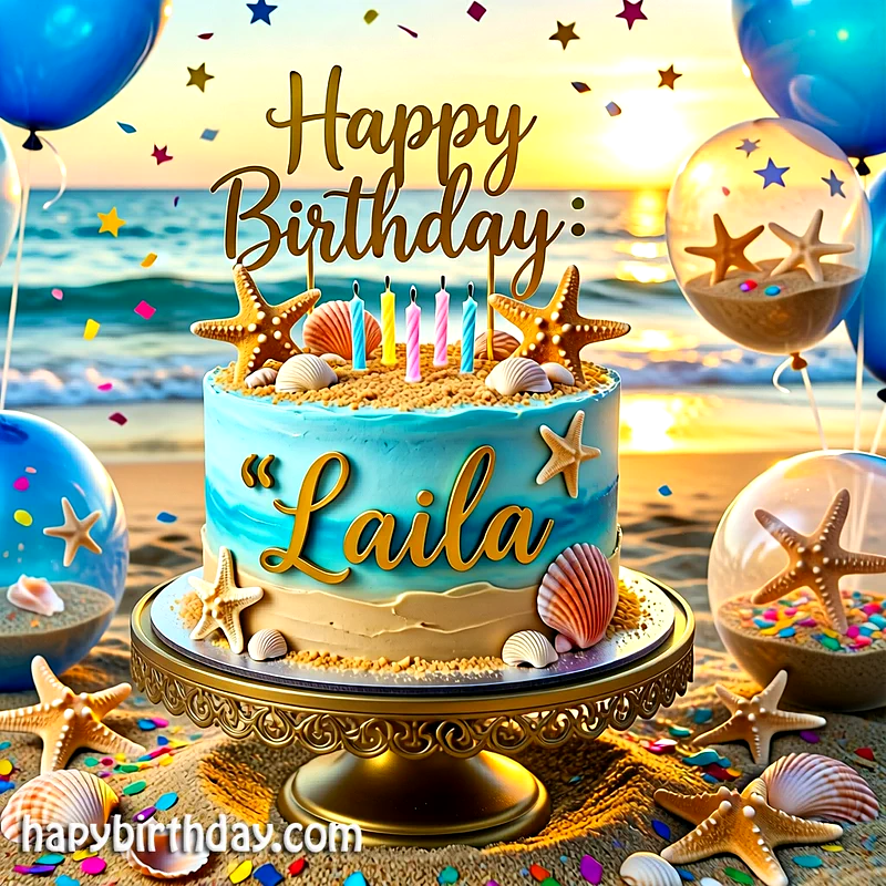 Download laila Birthday Cake Image HD - Free laila Cake Photo