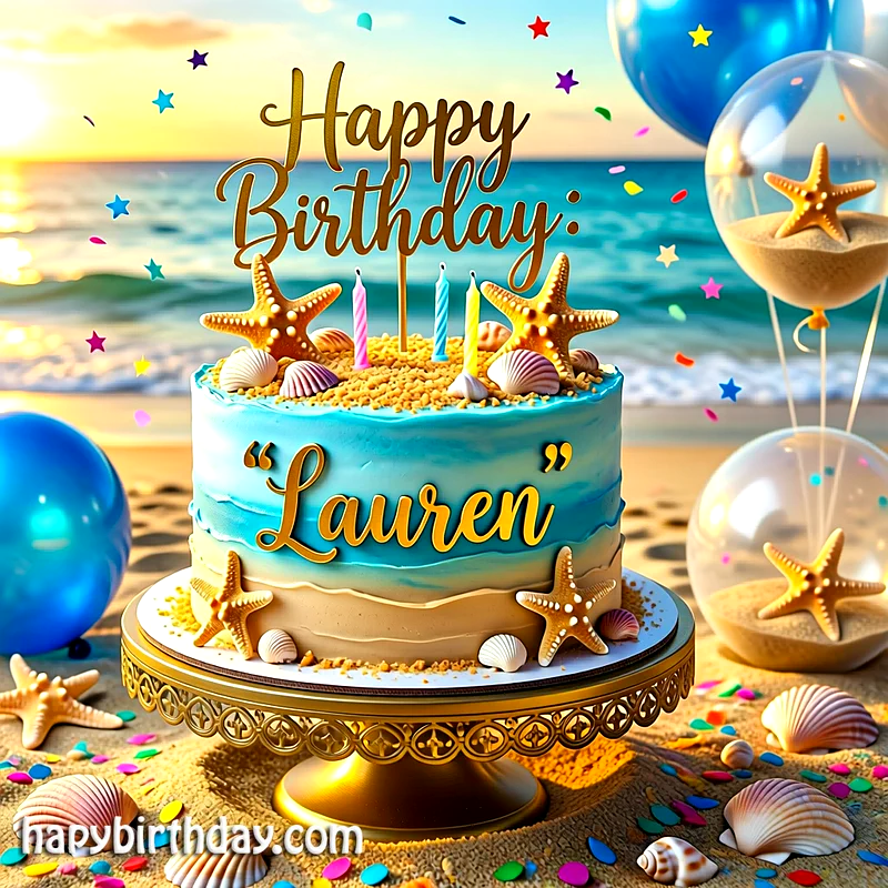 Download lauren Birthday Cake Image HD - Free lauren Cake Photo