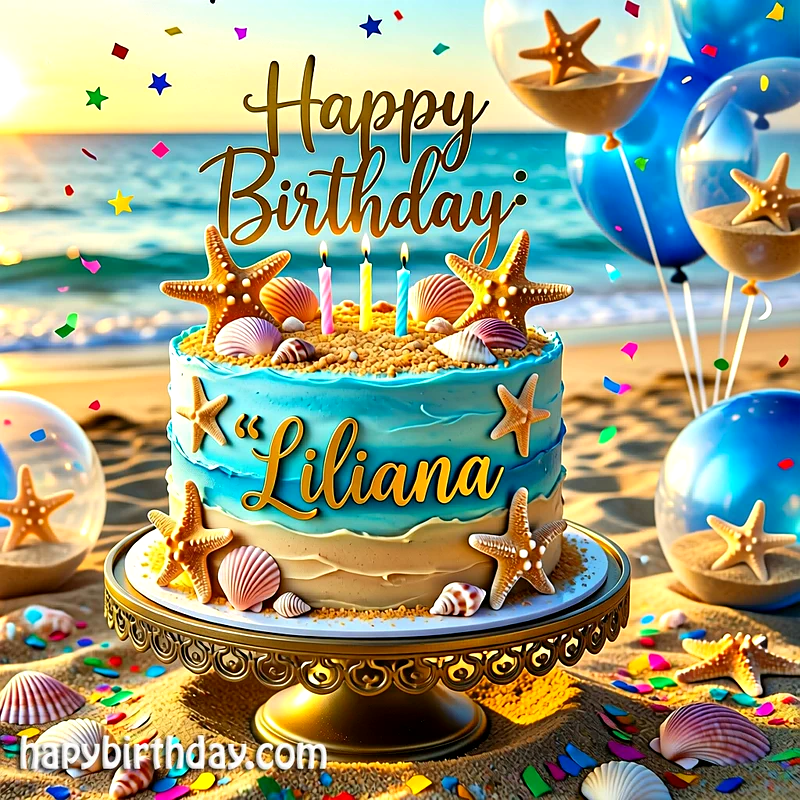 Download liliana Birthday Cake Image HD - Free liliana Cake Photo