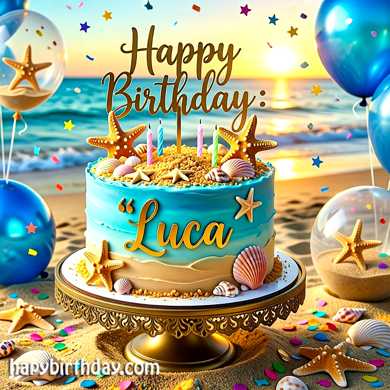 Download luca Birthday Cake Image HD - Free luca Cake Photo