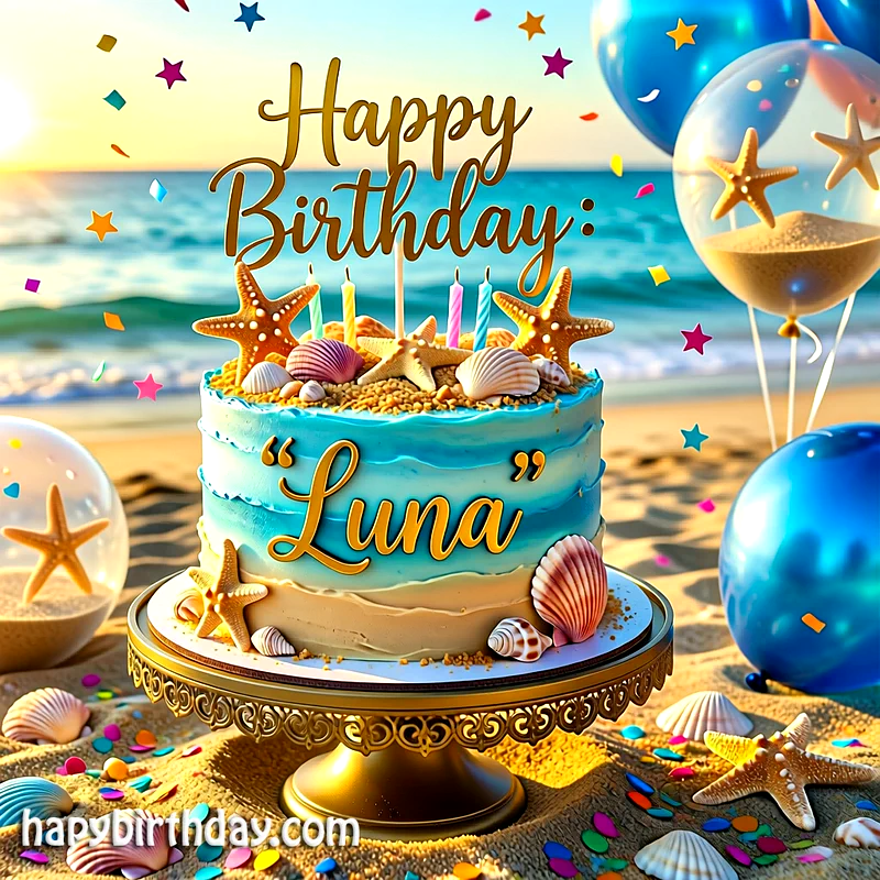 Download luna Birthday Cake Image HD - Free luna Cake Photo