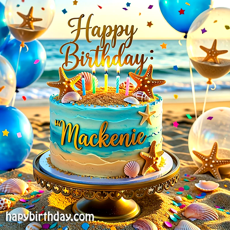 Download mackenzie Birthday Cake Image HD - Free mackenzie Cake Photo