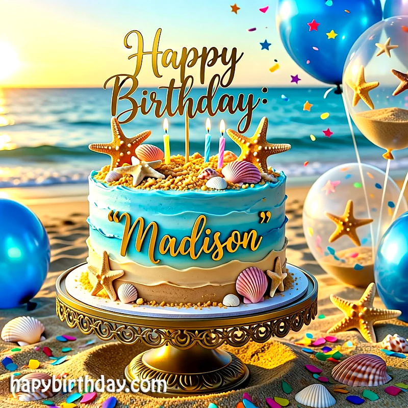 Download madison Birthday Cake Image HD - Free madison Cake Photo