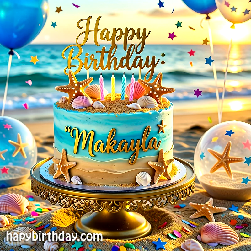 Download makayla Birthday Cake Image HD - Free makayla Cake Photo
