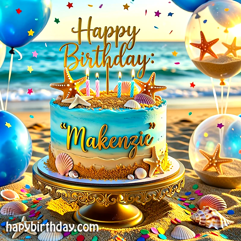 Download makenzie Birthday Cake Image HD - Free makenzie Cake Photo