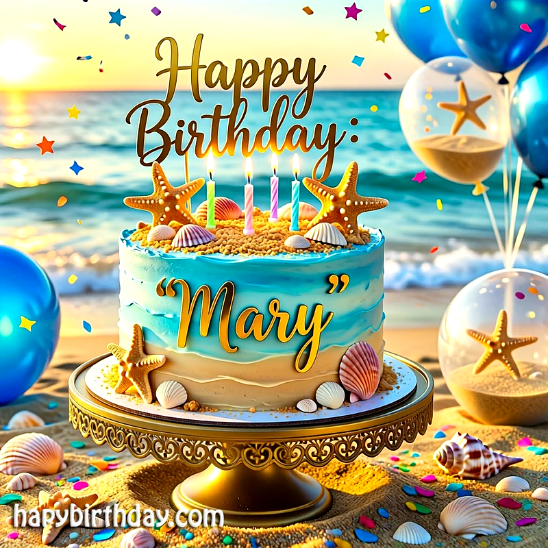 Download mary Birthday Cake Image HD - Free mary Cake Photo