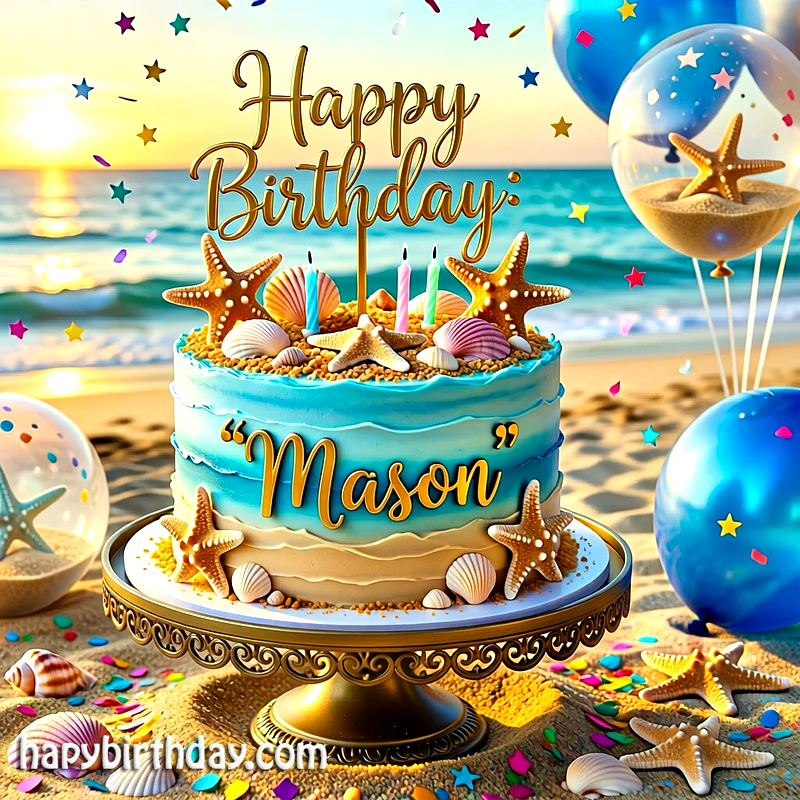 Download mason Birthday Cake Image HD - Free mason Cake Photo