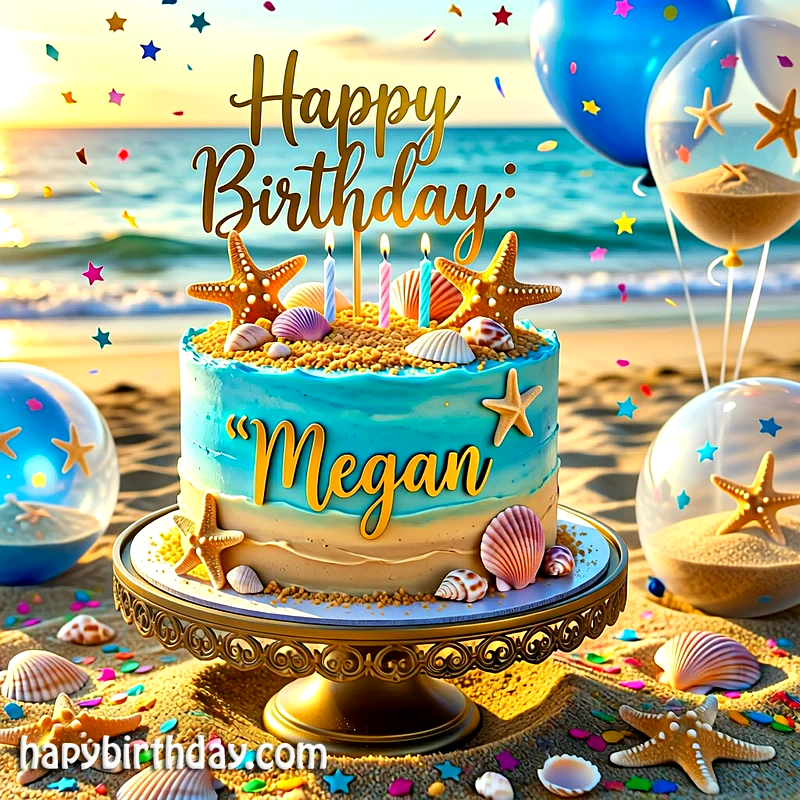 Download megan Birthday Cake Image HD - Free megan Cake Photo