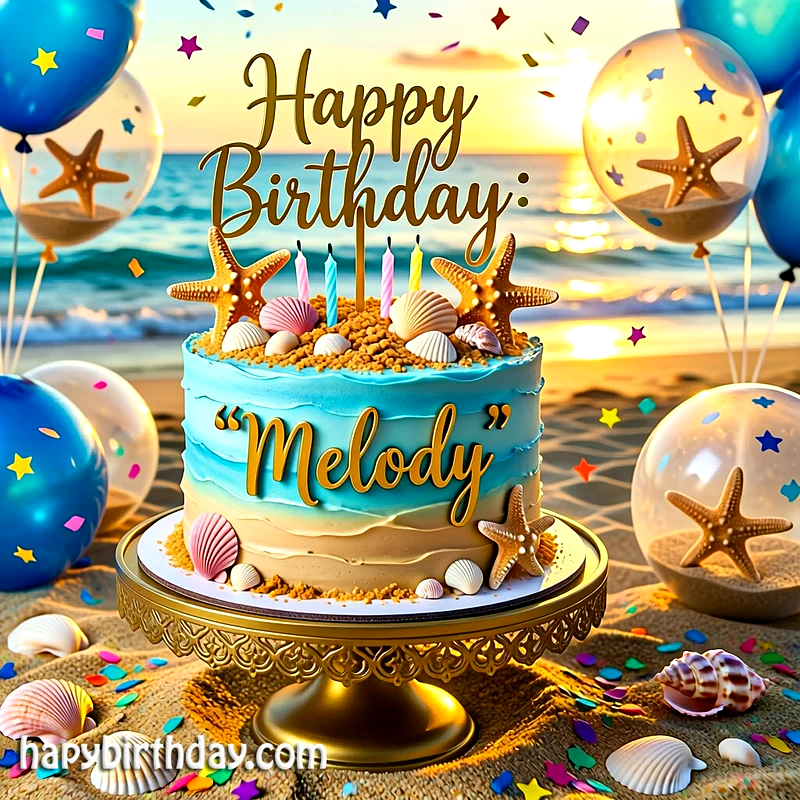 Download melody Birthday Cake Image HD - Free melody Cake Photo