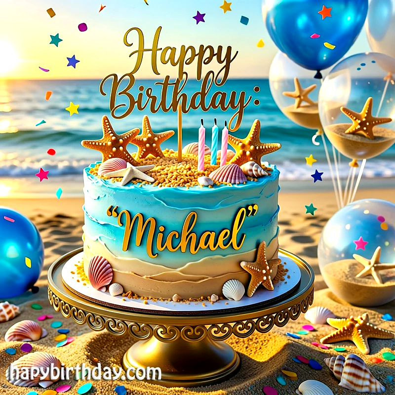Download michael Birthday Cake Image HD - Free michael Cake Photo