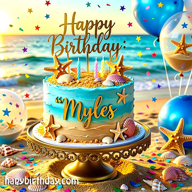 Download myles Birthday Cake Image HD - Free myles Cake Photo