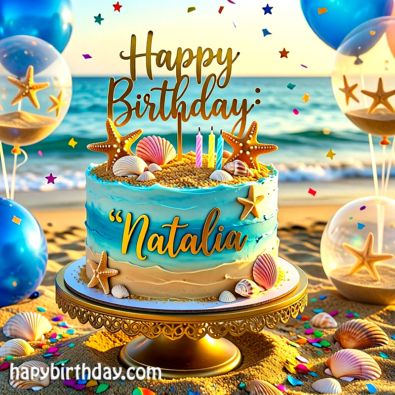 Download natalia Birthday Cake Image HD - Free natalia Cake Photo