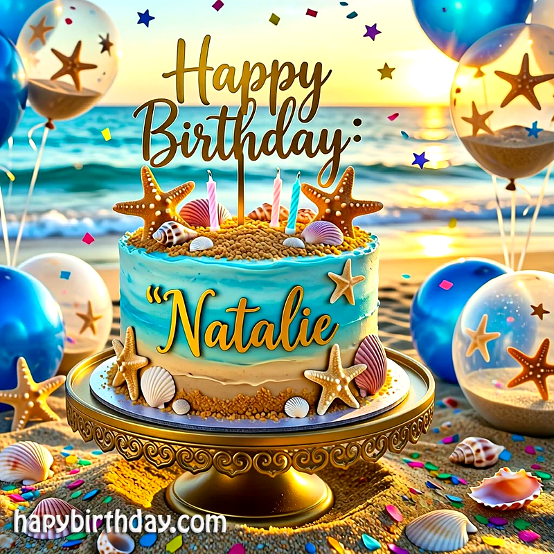 Download natalie Birthday Cake Image HD - Free natalie Cake Photo