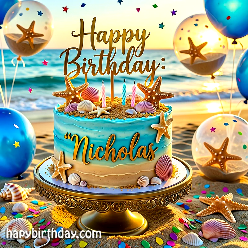 Download nicholas Birthday Cake Image HD - Free nicholas Cake Photo