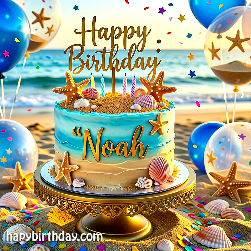 Download noah Birthday Cake Image HD - Free noah Cake Photo