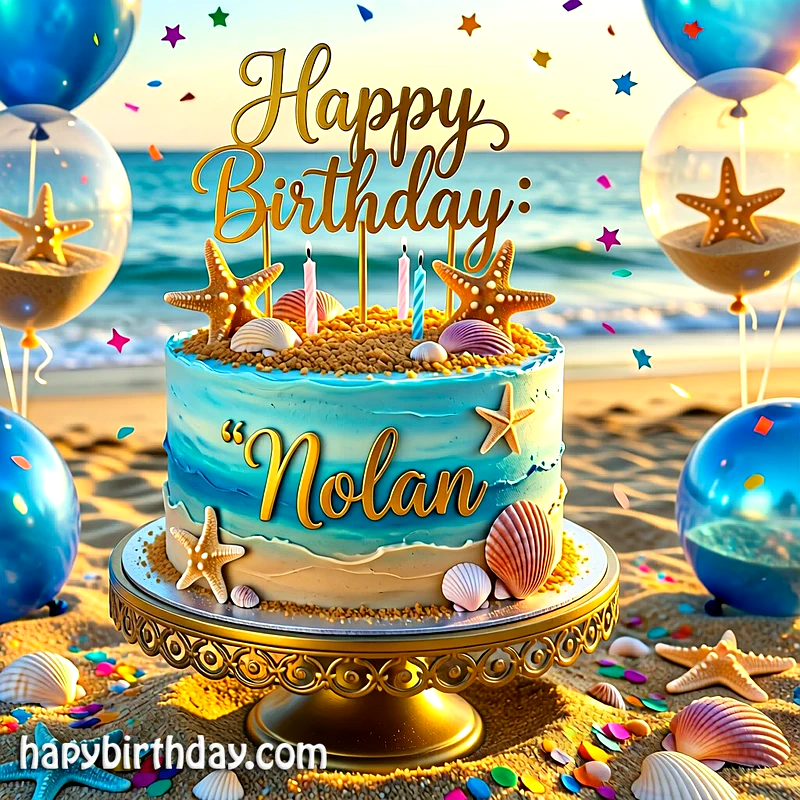 Download nolan Birthday Cake Image HD - Free nolan Cake Photo