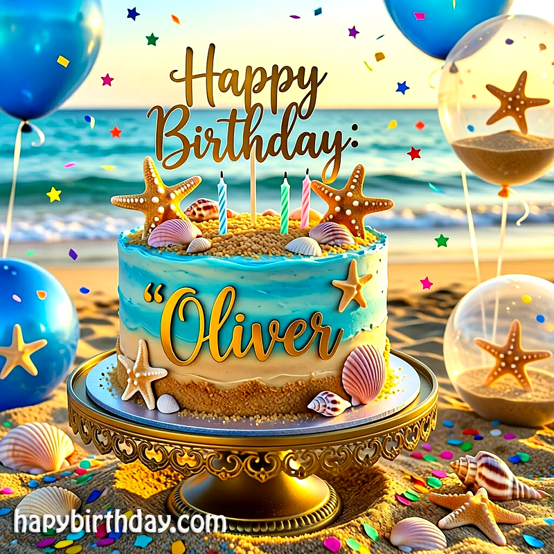 Download oliver Birthday Cake Image HD - Free oliver Cake Photo