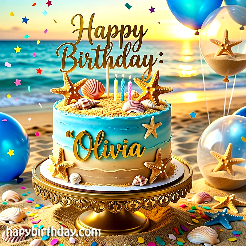 Download olivia Birthday Cake Image HD - Free olivia Cake Photo