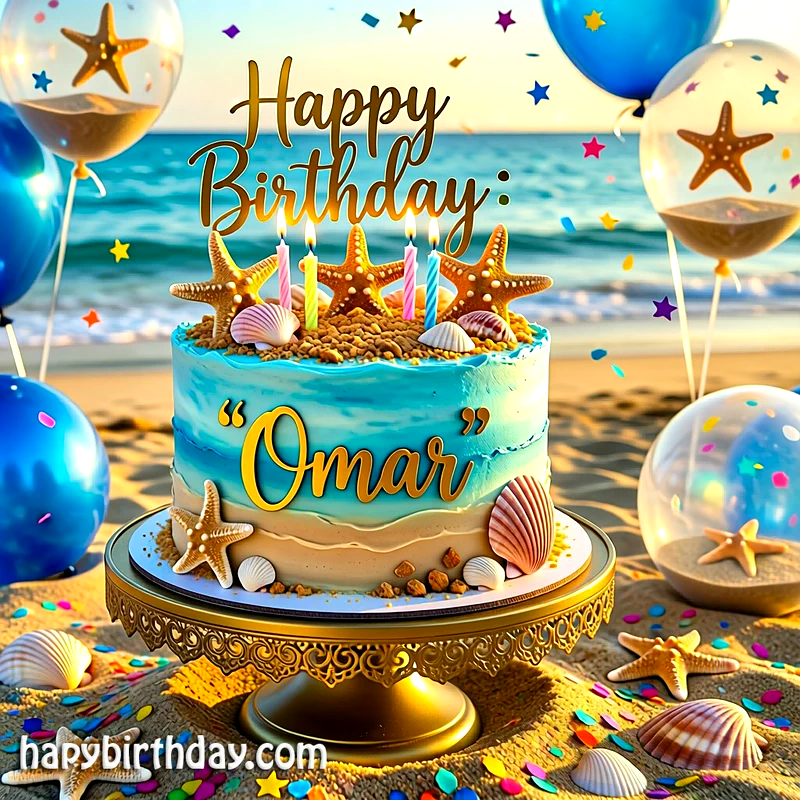 Download omar Birthday Cake Image HD - Free omar Cake Photo
