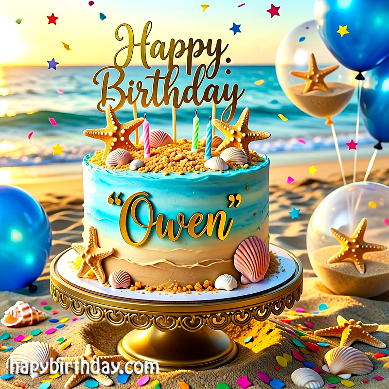 Download owen Birthday Cake Image HD - Free owen Cake Photo