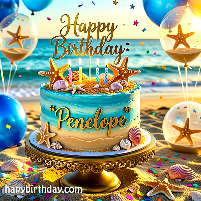 Download penelope Birthday Cake Image HD - Free penelope Cake Photo