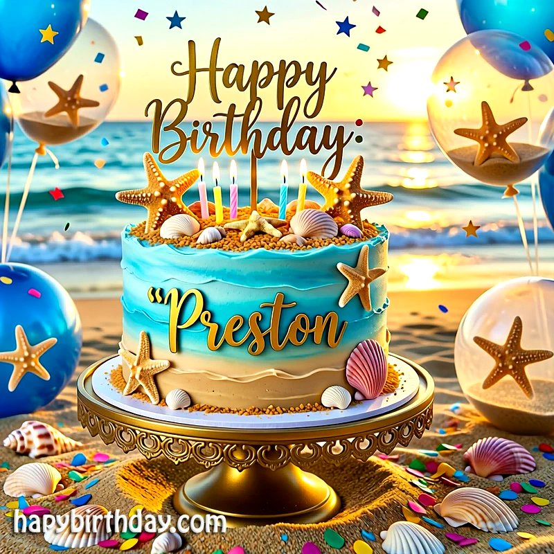 Download preston Birthday Cake Image HD - Free preston Cake Photo