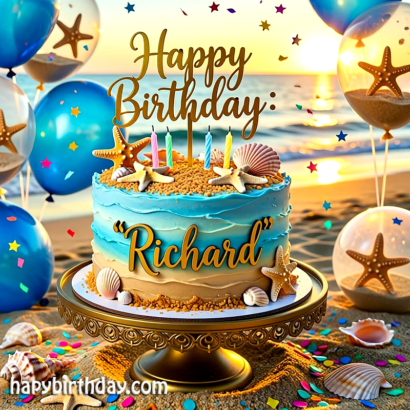 Download richard Birthday Cake Image HD - Free richard Cake Photo