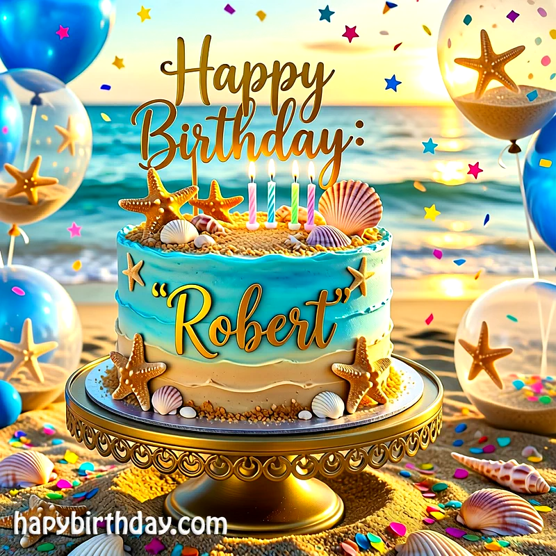 Download robert Birthday Cake Image HD - Free robert Cake Photo