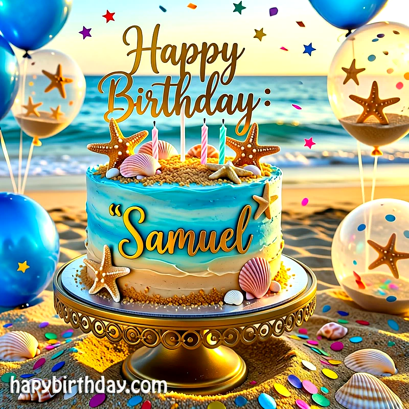 Download samuel Birthday Cake Image HD - Free samuel Cake Photo