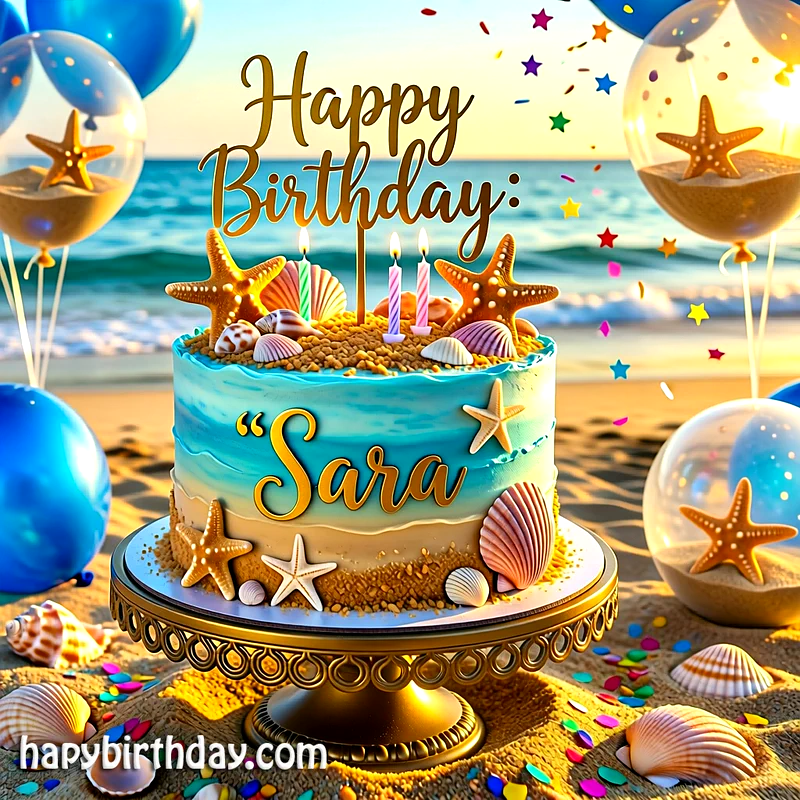 Download sara Birthday Cake Image HD - Free sara Cake Photo