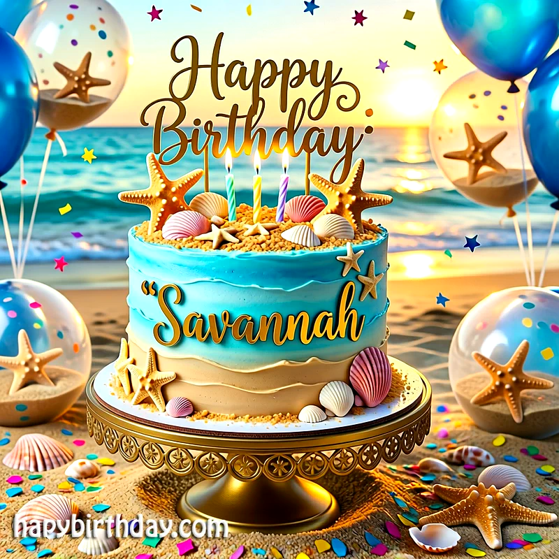 Download savannah Birthday Cake Image HD - Free savannah Cake Photo